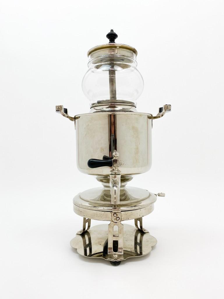 Manning Bowman Nickel 8 Cup Coffee Maker 1916 No. 2486 (1 of 8)