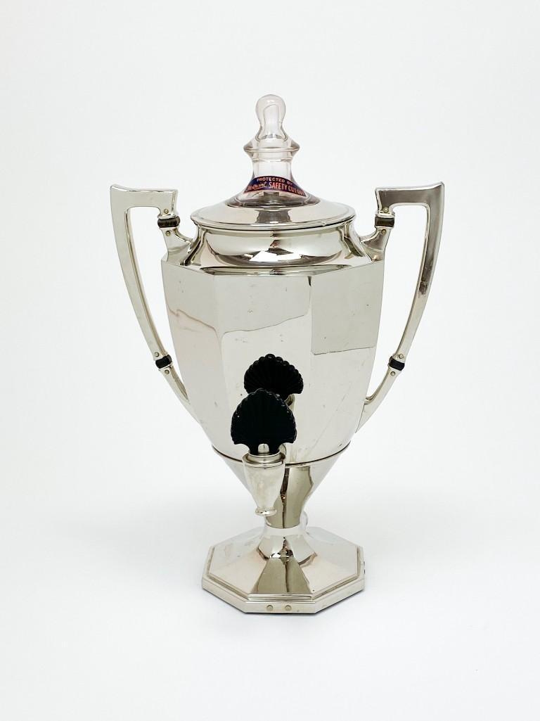 Hotpoint Nickel 7 Cup Coffee Maker Circa 1920s W/ Cord (1 of 7)