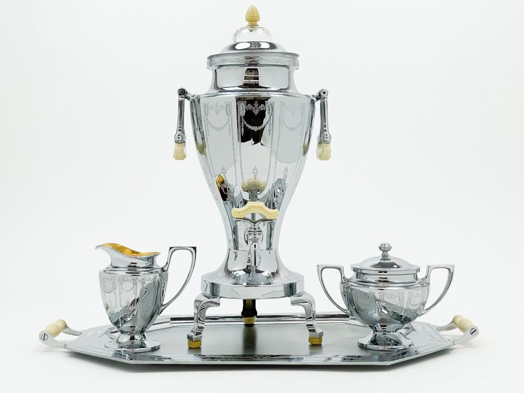 Universal Westminster Chrome 9 Cup Coffee Set (1 of 9)