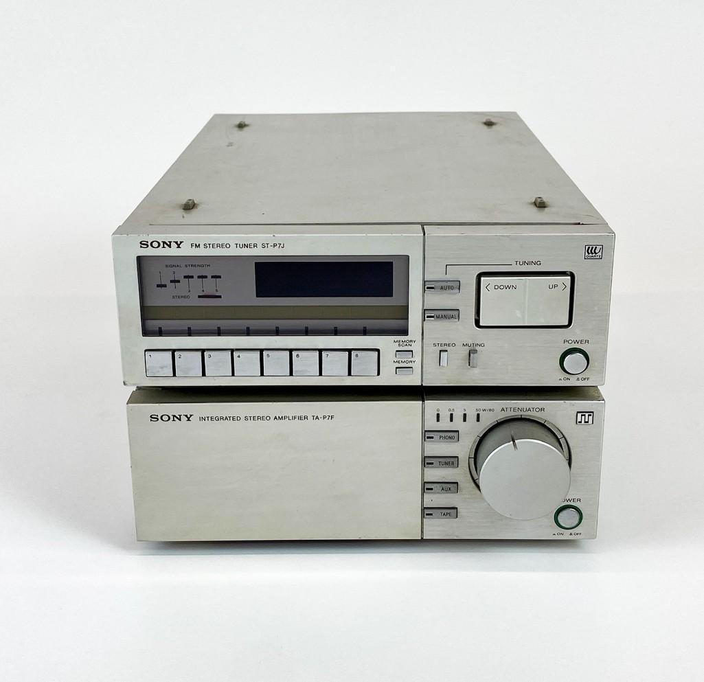Sony Model(s) St P7j & Ta P7f Stereo Tuner / Amp