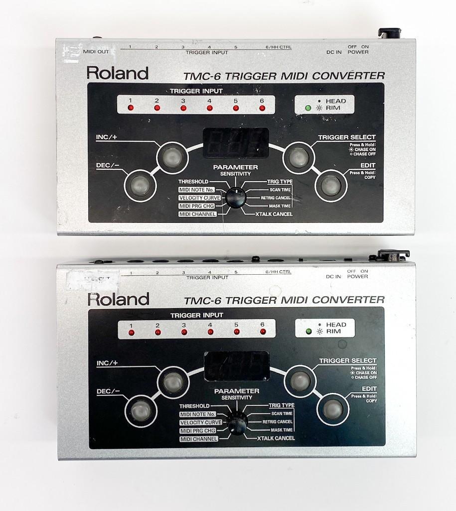 Pair of Roland TMC-6 MIDI Converter/Controller (1 of 14)
