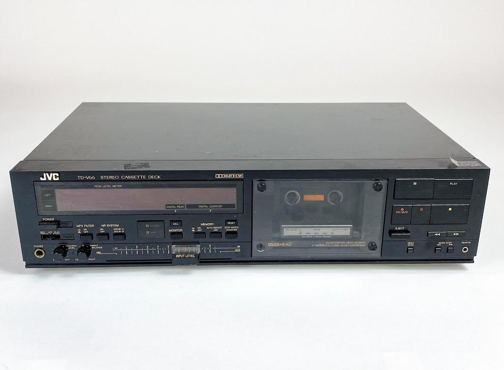 JVC Model TD-V66 Stereo Cassette Deck (1 of 9)