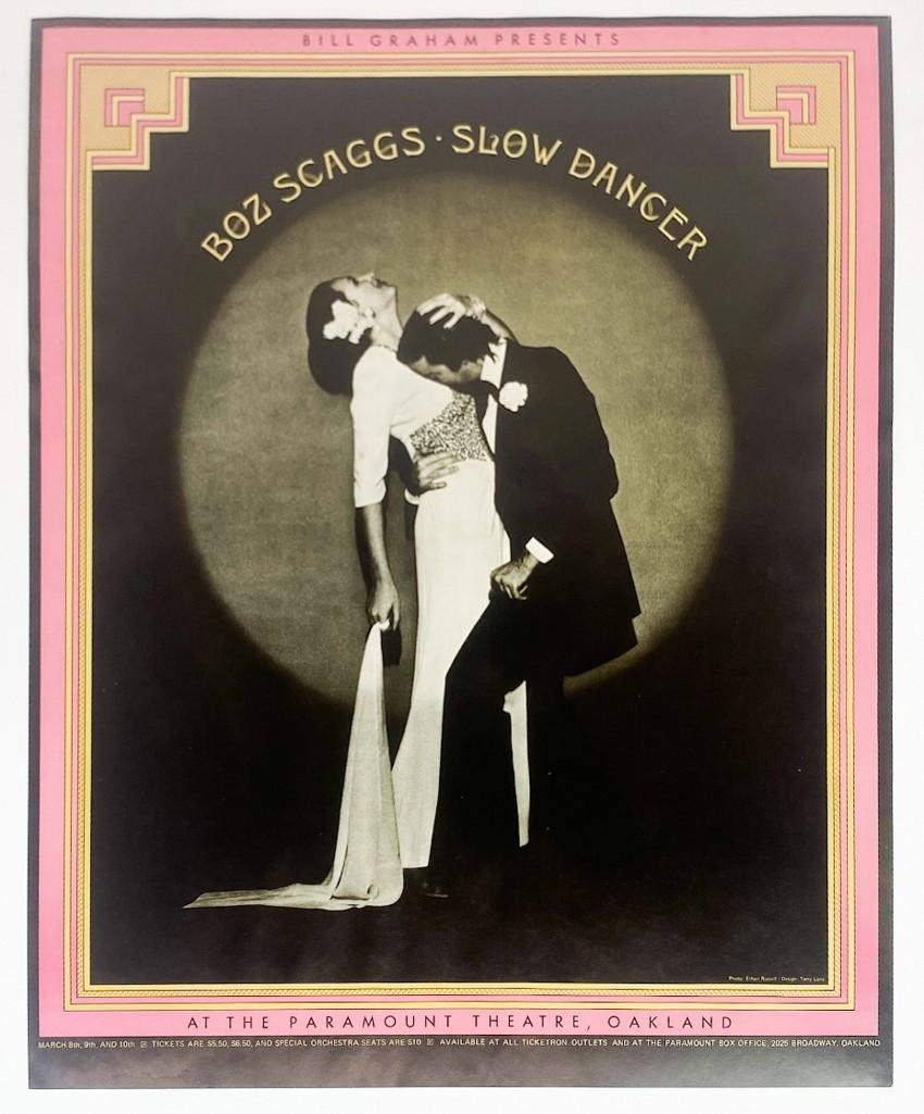 Vintage Boz Scaggs Slow Dancer At Paramount Poster (1 of 5)