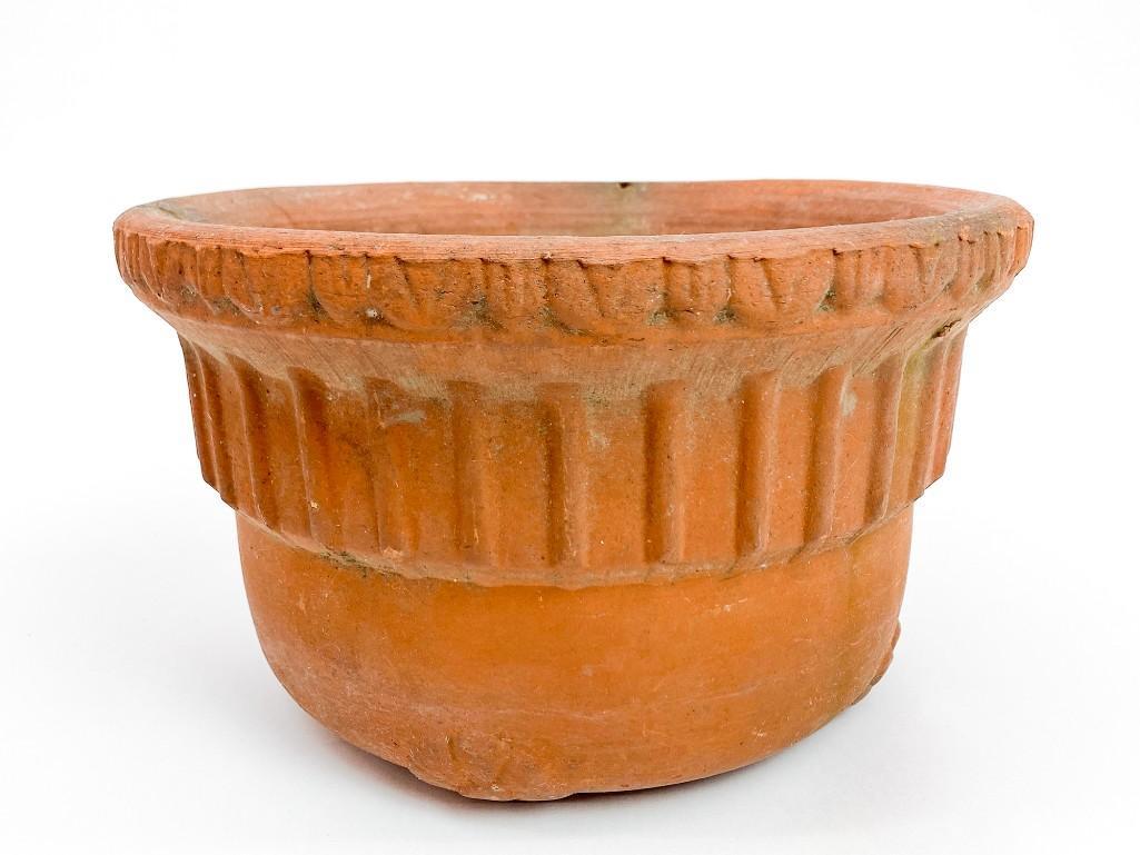 Vintage Bauer Unglazed Terracotta Pot Planter (1 of 7)