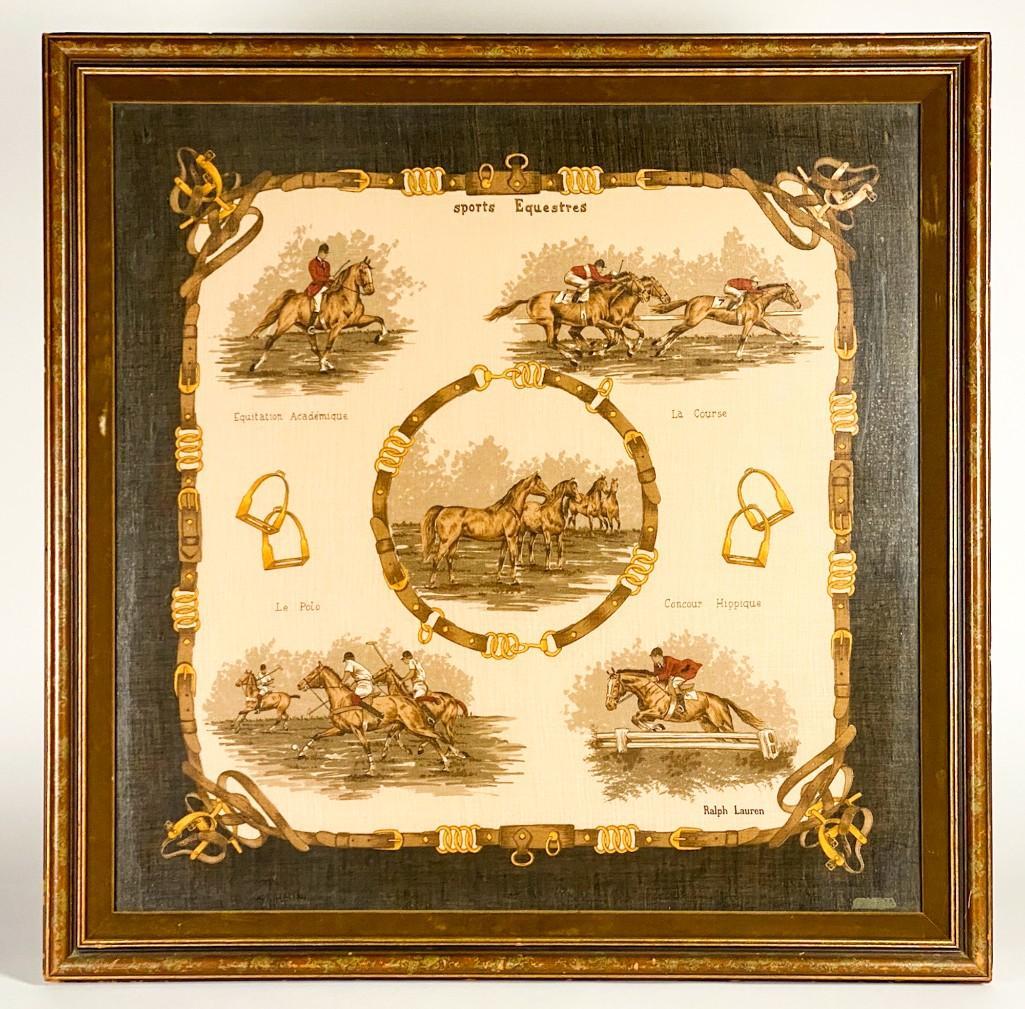 Ralph Lauren Polo Silk & Cashmere Equestrian Scarf (1 of 10)