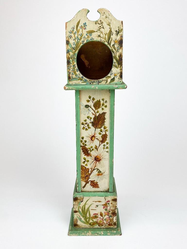 Vintage Hand Painted Doll House Grandfather Clock (1 of 9)