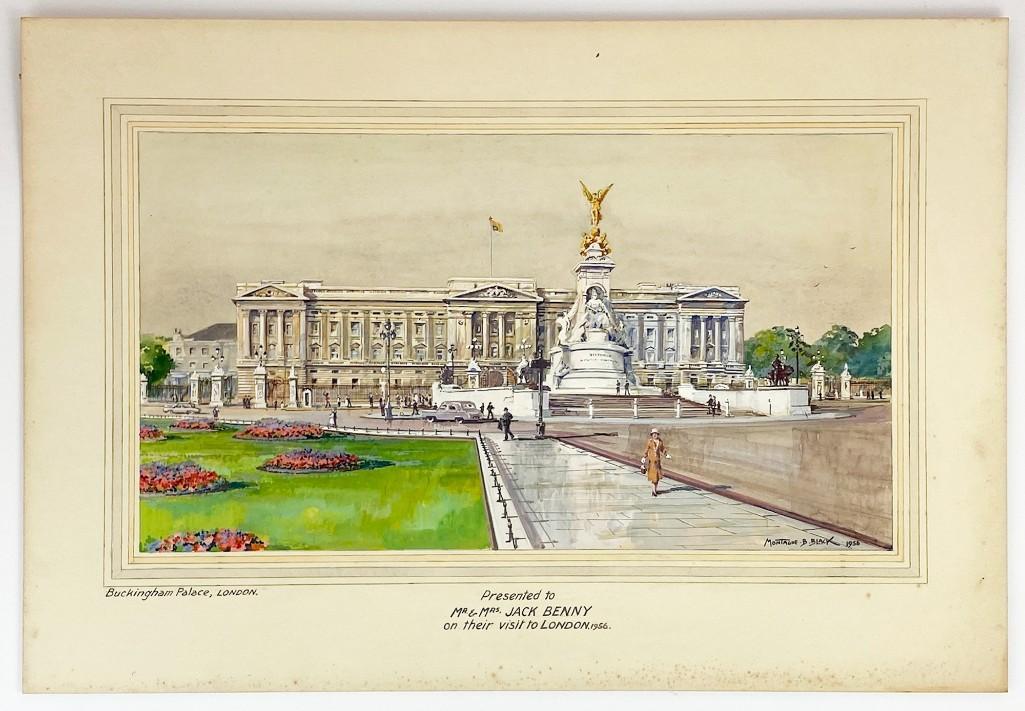 Montague B. Black Original Painting on Board Buckingham (1 of 10)