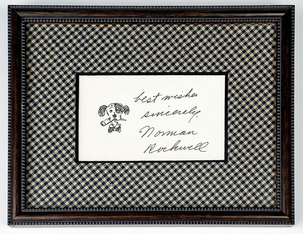 Norman Rockwell (1894-1978) Signed Original Drawing (1 of 2)