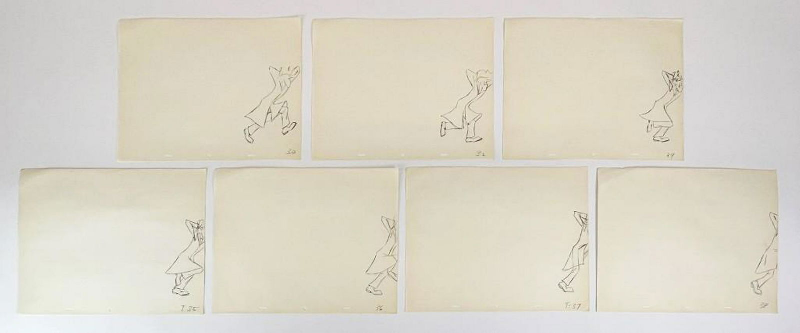 Lot of 7 Original Disney Mary Poppins Production Drawings (1 of 8)