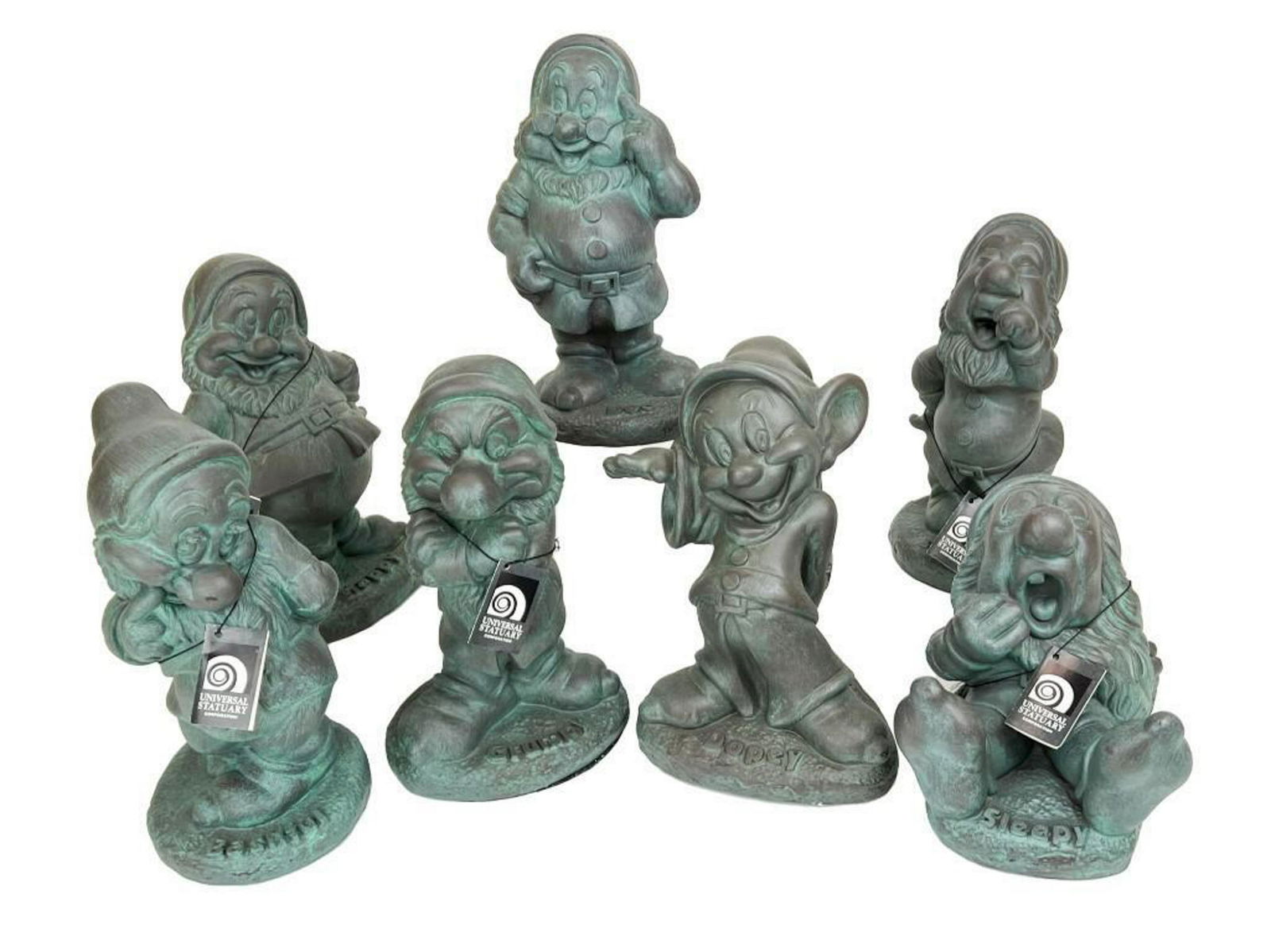 Lot of 7 Disney Snow White and the Seven Dwarfs Resin Figures (1 of 19)