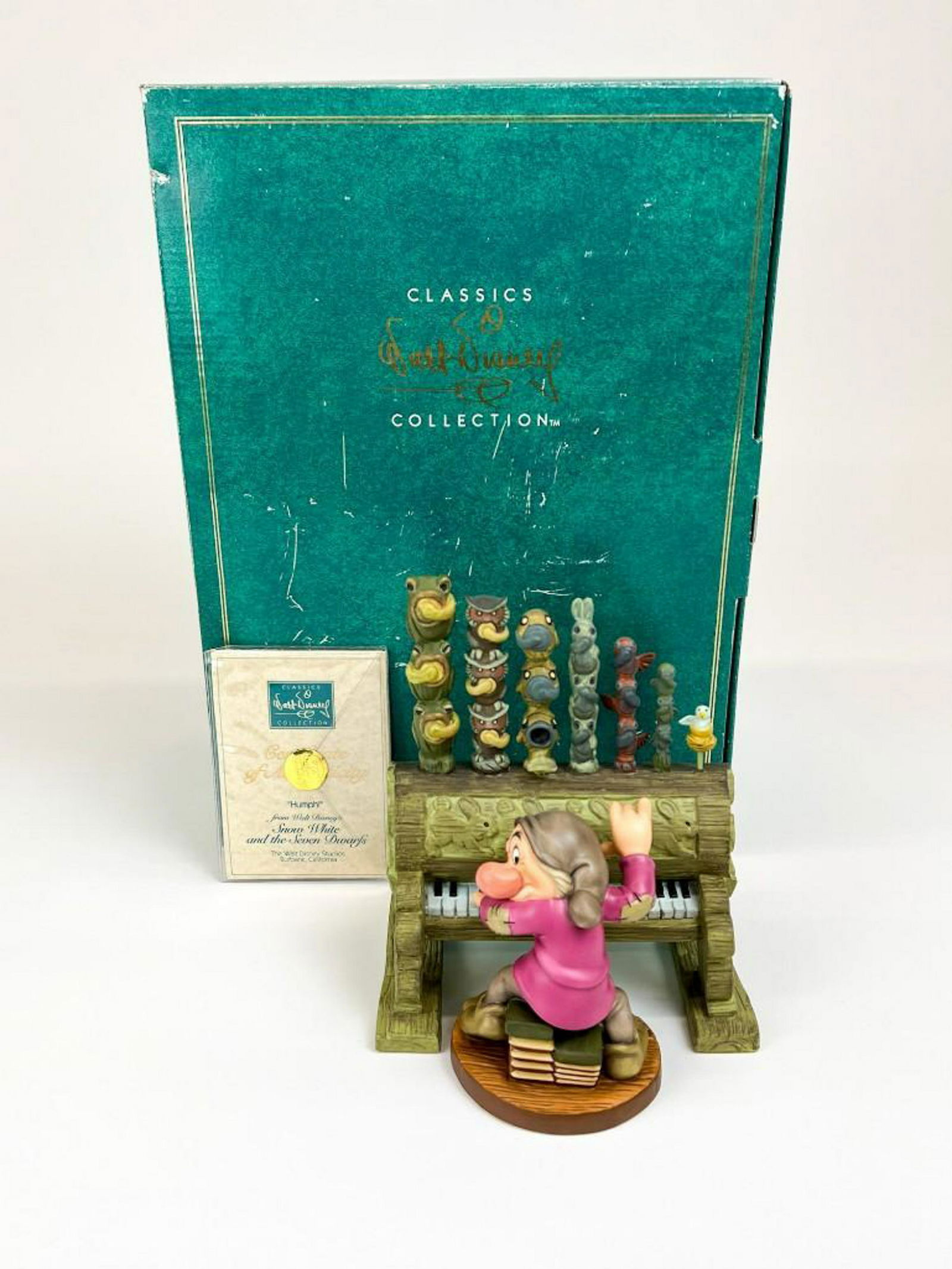 WDCC Disney Grumpy and Pipe Organ Figures w/ Box & COA (1 of 11)