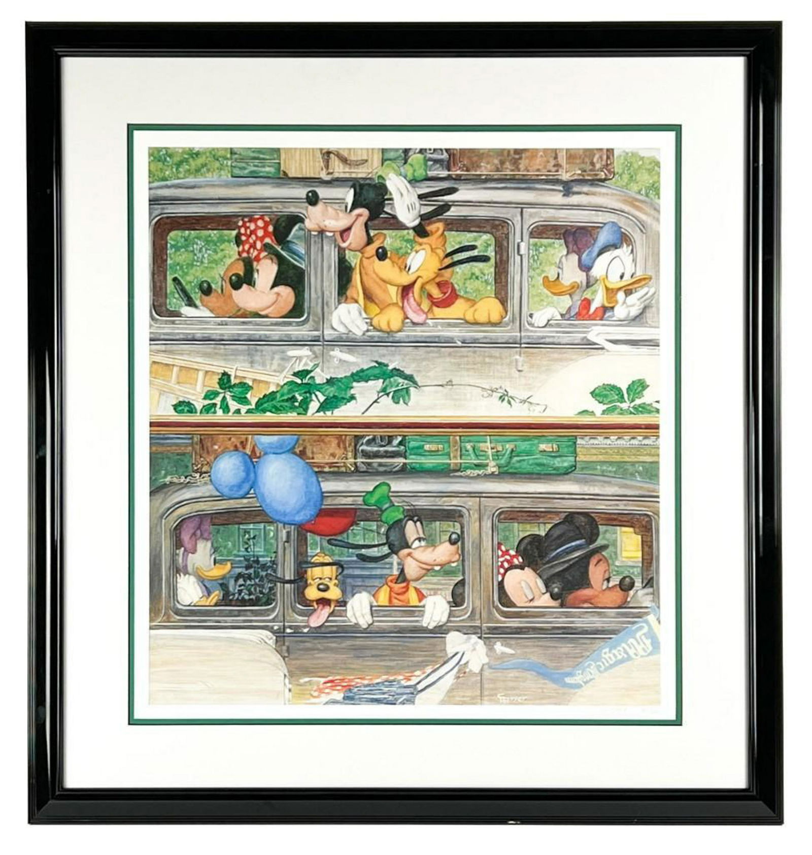 Charles Boyer Signed Lithograph 187/300 Family Outing (1 of 16)