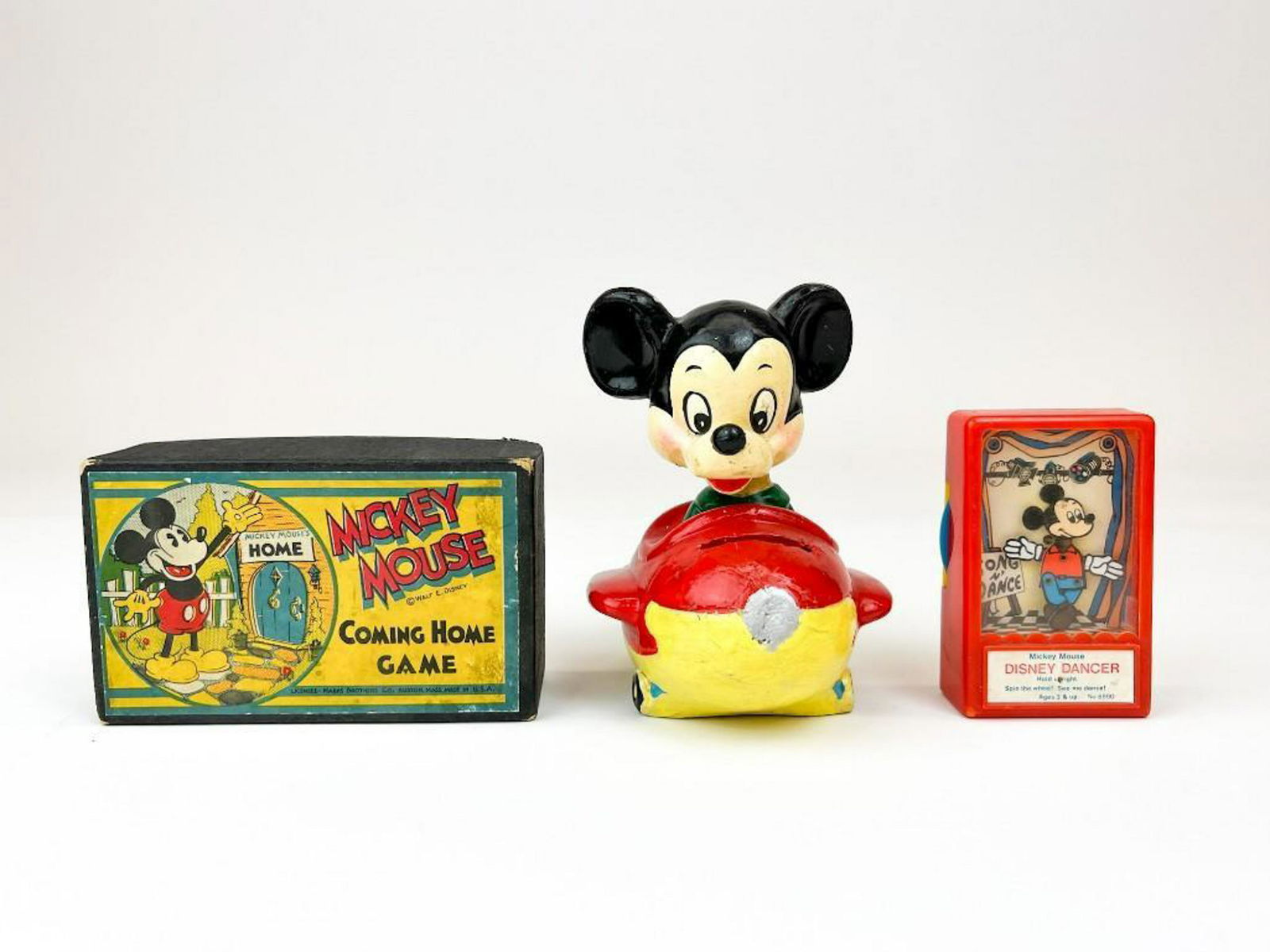 Lot of 3 Vintage Mickey Mouse Disney Games & Toys (1 of 18)