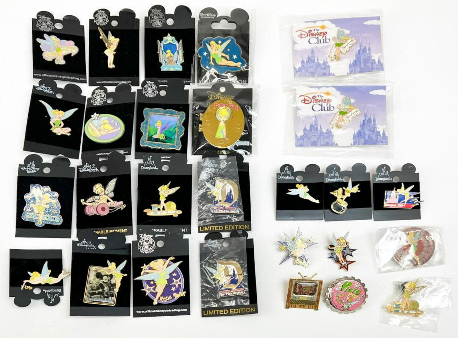 Lot of 27 Assorted Tinkerbell Enamel Disney Pins (1 of 16)