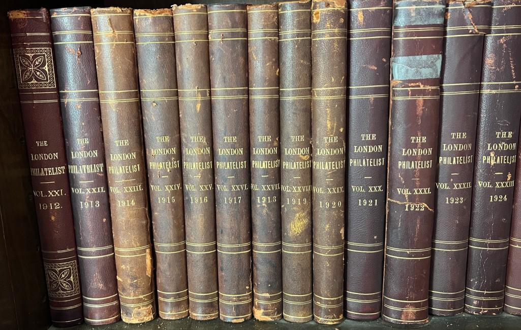 Lot 13 1912-1924 Antique Volumes of London Philatelist (1 of 6)