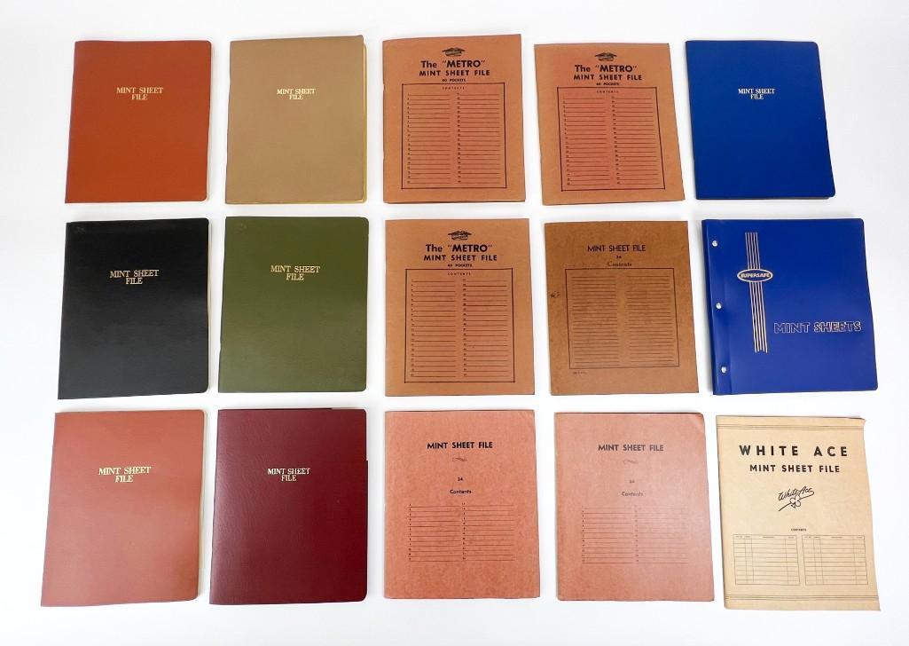Lot of 15 Assorted Philatelic Mint Sheet Files (1 of 20)