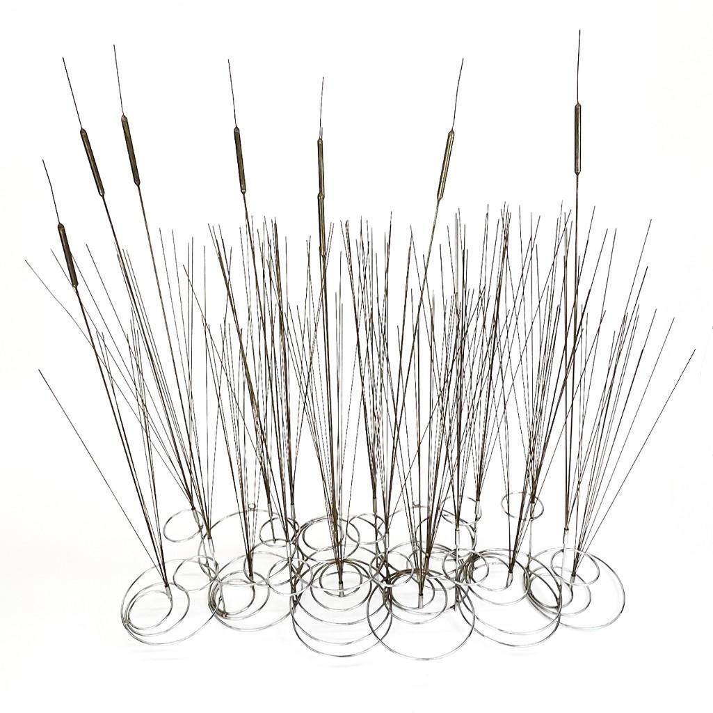 Curtis Jere Metal Sculpture Cattails 1970's (1 of 11)