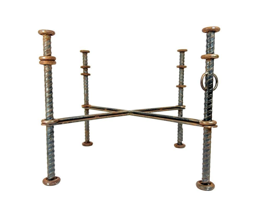 Ilana Goor Steel Rebar and Bronze Coffee or Cocktail Table Base (1 of 9)