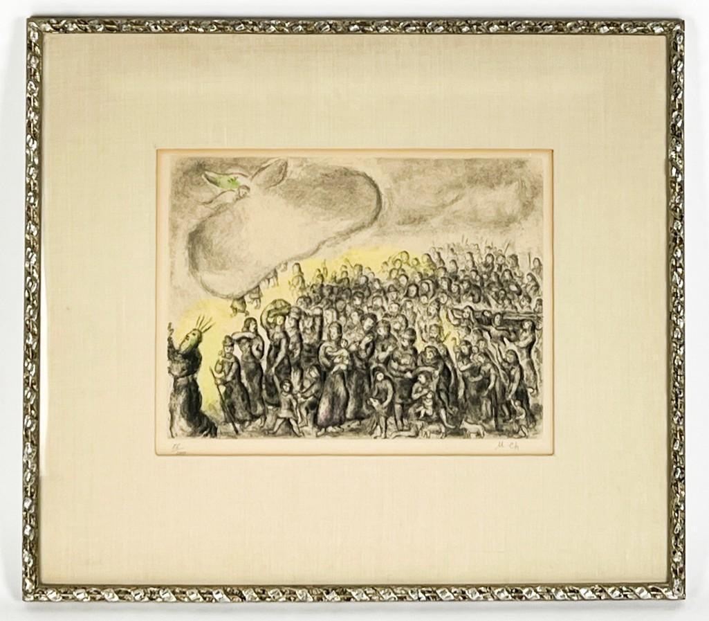 Marc Chagall (1887-1985) Signed Lithograph 86/100 Exodus From Egypt (1 of 13)