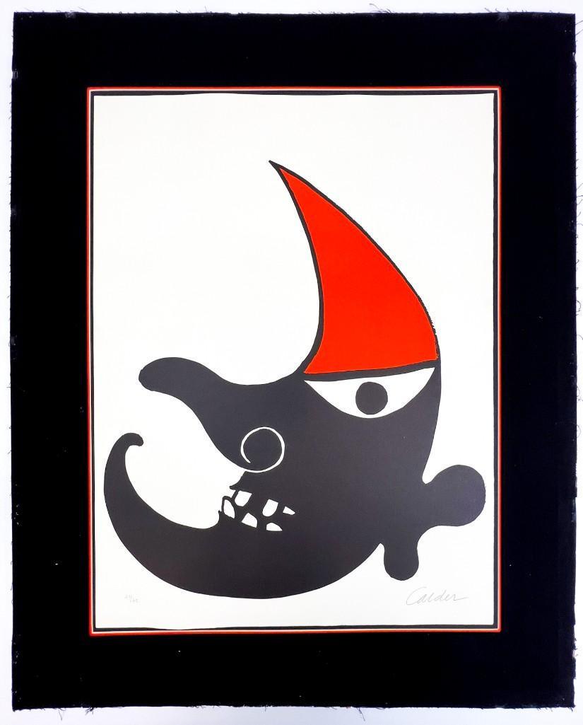 Alexander Calder (1898-1976) Signed Lithograph Moon Ed. 21/75 (1 of 7)