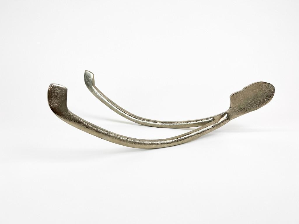 Large Scale Cast Aluminum Wishbone Sculpture (1 of 8)