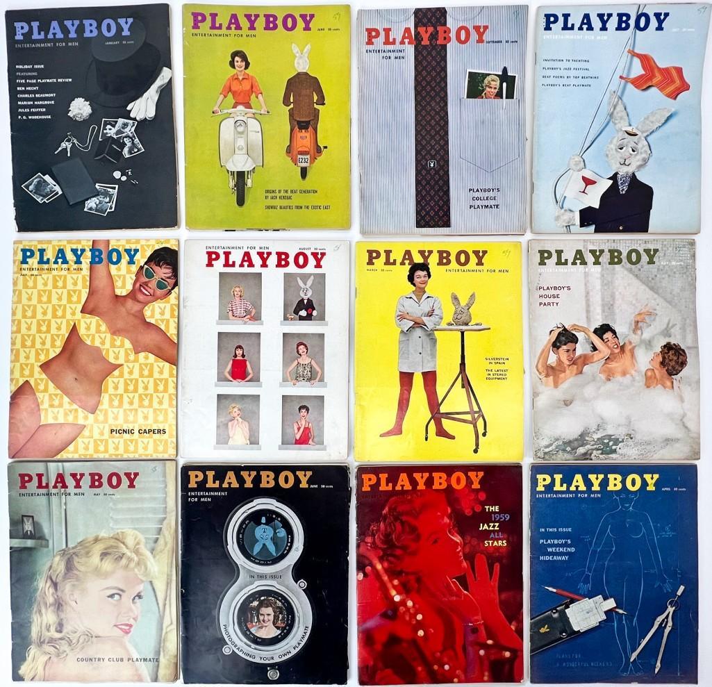 1958-2015 Playboy Magazine Collection APPROX 550 (1 of 17)