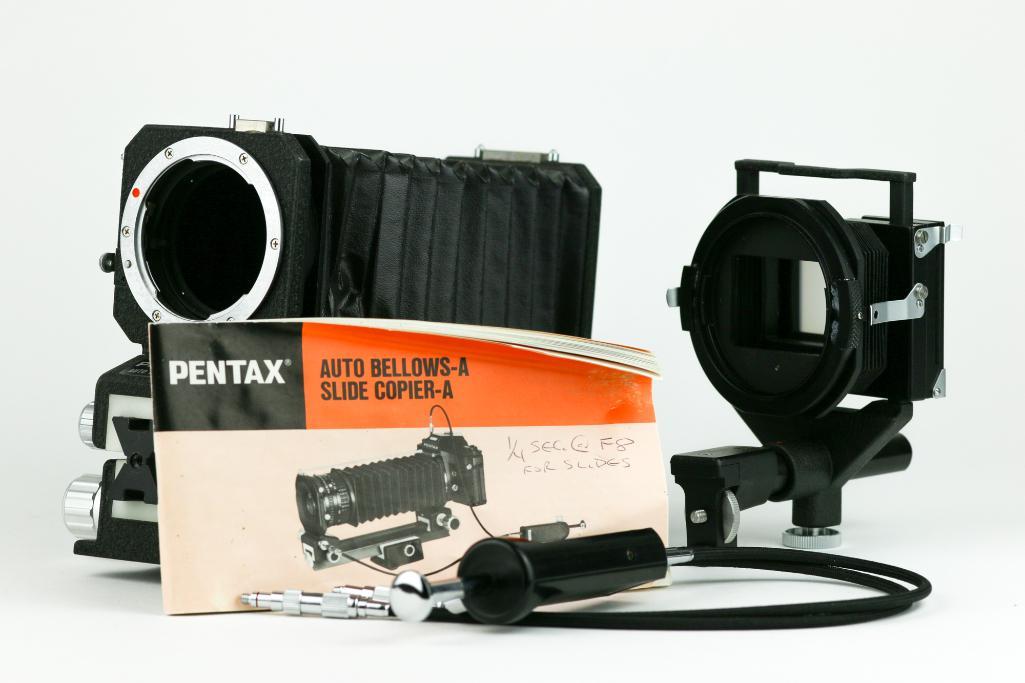 Pentax Auto Bellows A and Slide Copier A w/ Manual (1 of 10)