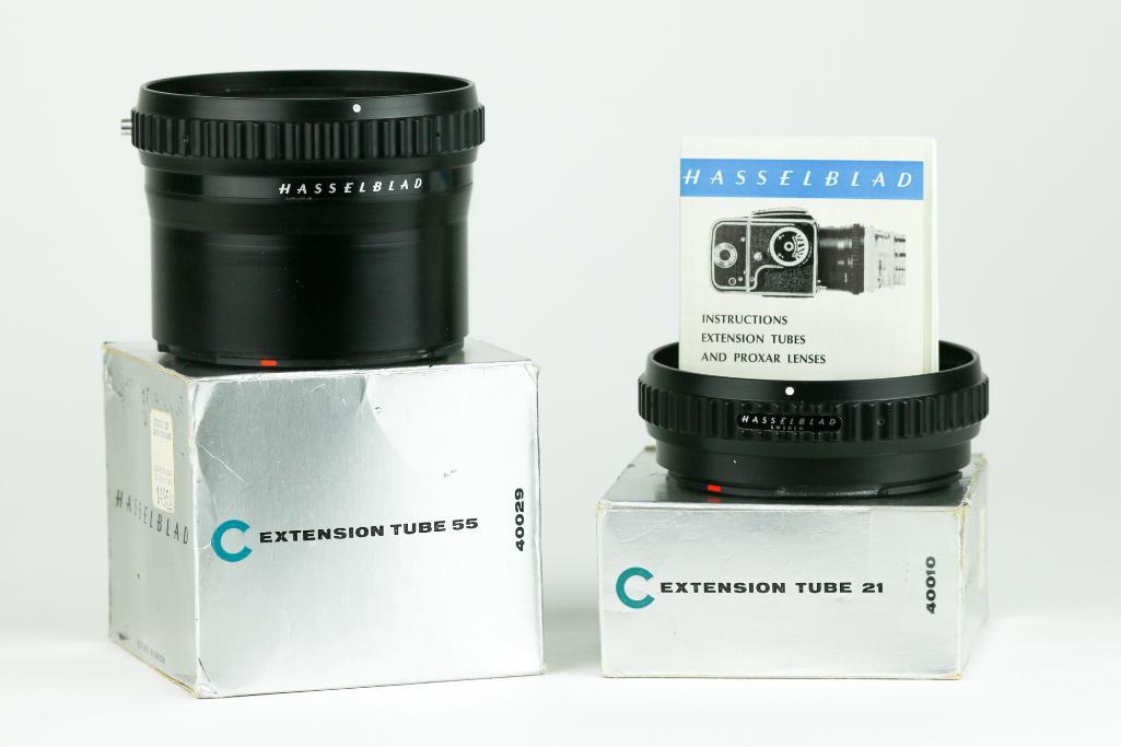 Lot of 2 Hasselblad Extension Tube 21 & 55 w/ Original Boxes (1 of 1)