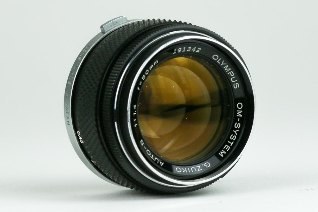 Olympus OM-System G.Zuiko Auto-S 50mm f/1.4 Lens No. 191342 (1 of 9)
