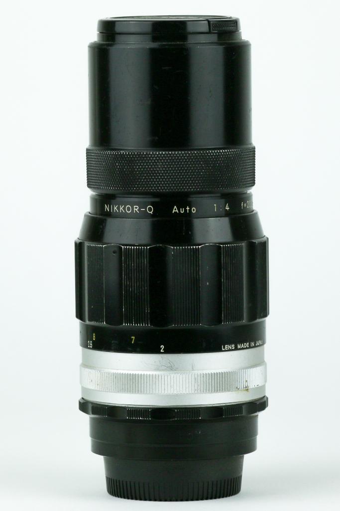 Nikon Nikkor-Q Auto f/4 200mm Lens No. 519921 (1 of 9)