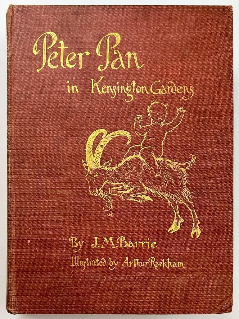 1906 First Ed. Peter Pan in Kensington Gardens by J. M. Barrie, Illus. Arthur Rackham Book (1 of 19)