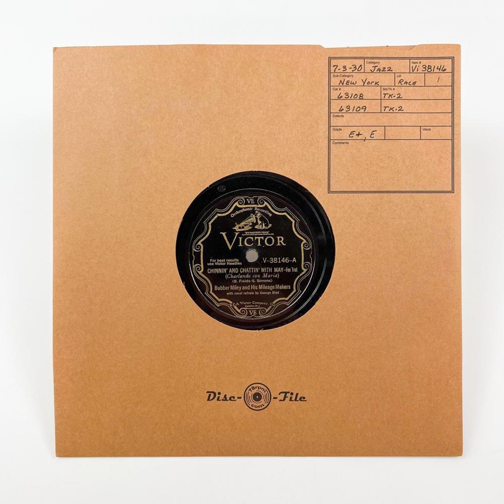 Vi 38146 Bubber Miley and His Mileage Makers - Chinnin' And Chattin' With May - Fox Trot (A) / Black (1 of 2)