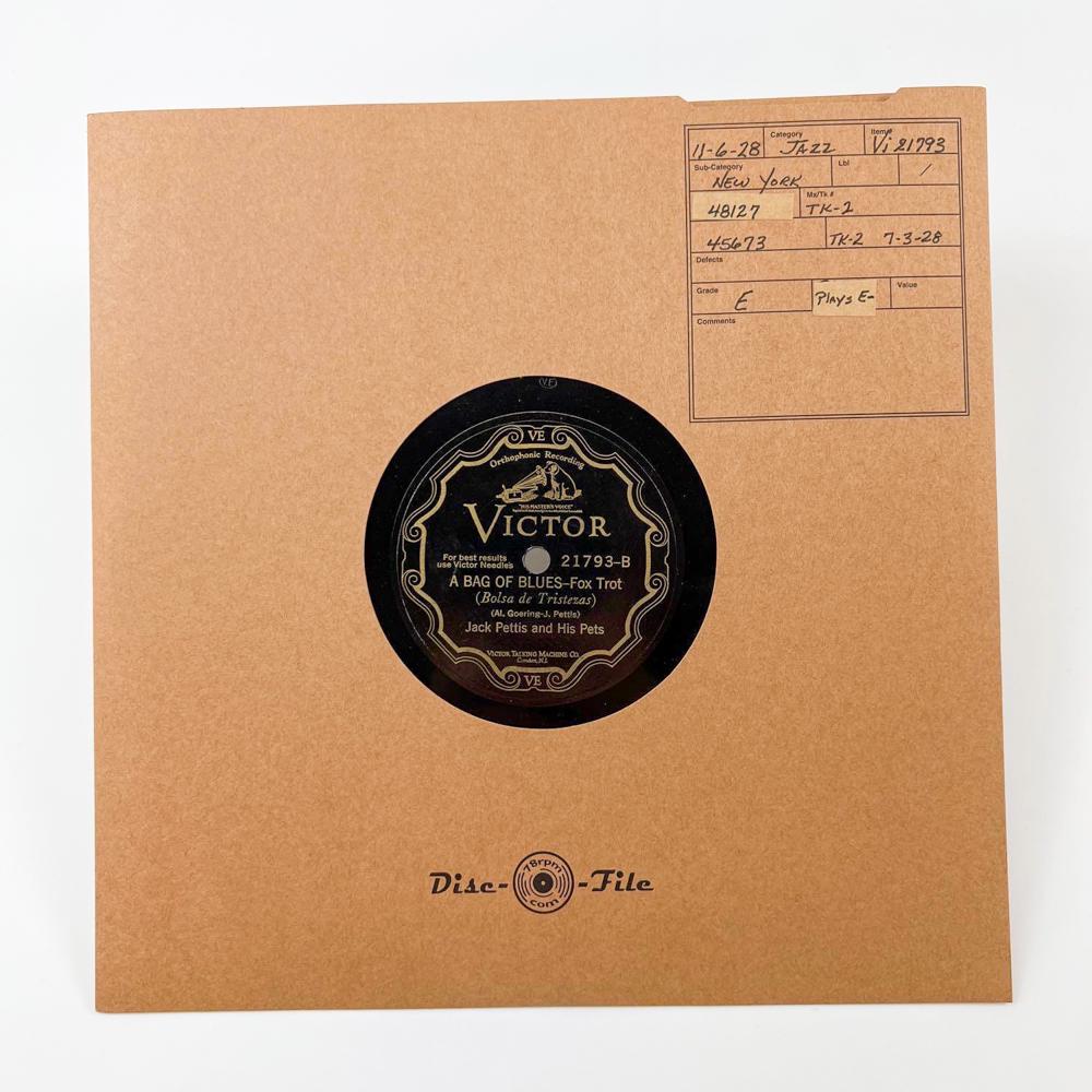 Vi 21793 Jack Pettis and His Pets - Freshman Hop - Fox Trot (A) / A Bag of Blues - Fox Trot (B) (1 of 2)