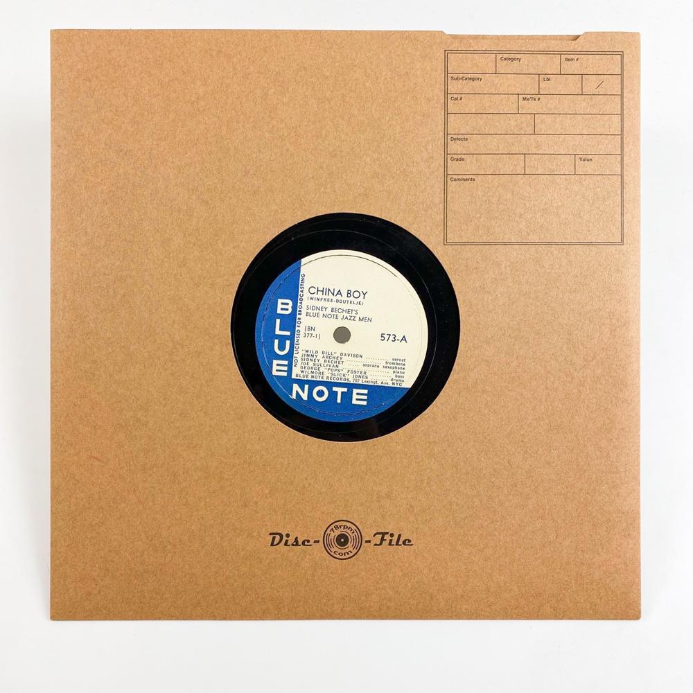 BN 573 Sidney Bechet's Blue Note Jazz Men - China Boy(A) / Sister Kate(B) (1 of 2)