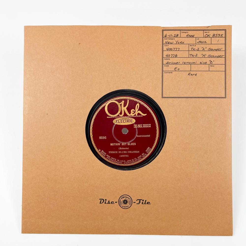 Ok 8595 Three Blues Chasers - Nothin' But Blues (A) / Lame Duck Blues (B) (1 of 2)