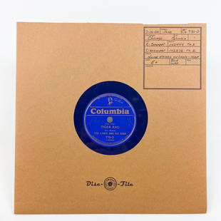 Co 770-D Ted Lewis And His Band - Tiger Rag (A) / My Naughty Sweetie Gives To Me (B): Co 770-D Ted Lewis And His Band - Tiger Rag (A) / My Naughty Sweetie Gives To Me (B). This record is part of a 800+ piece single-owner collection from a Los Angeles estate.We believe that any informat