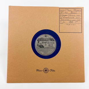 Co 2467-D Ted Lewis And His Band - Dip Your Brush In The Sunshine (A) / The Little Old Church In The: Co 2467-D Ted Lewis And His Band - Dip Your Brush In The Sunshine (A) / The Little Old Church In The Valley (B). This record is part of a 800+ piece single-owner collection from a Los Angeles estate.W