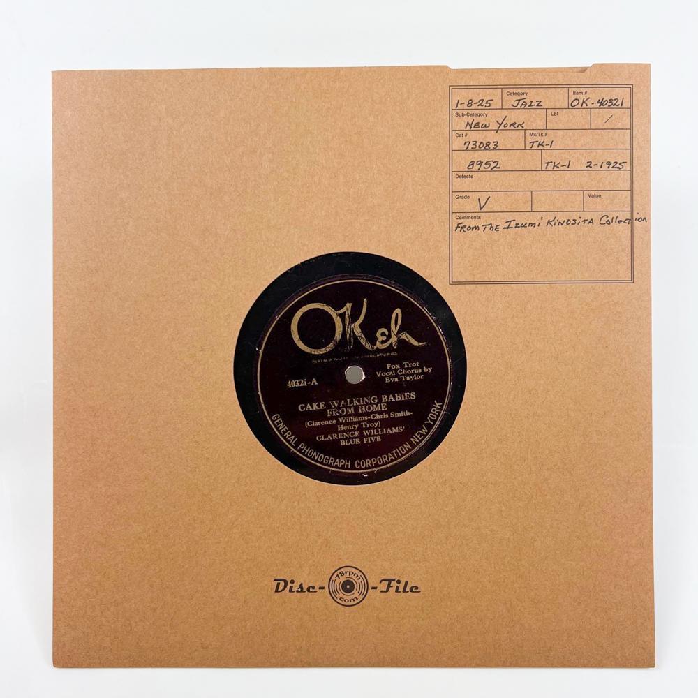 Ok 40321 Clarence Williams' Blue Five - Cake Walking Babies From Home (A) / Chauncey C. Lee 0 Banjo (1 of 2)