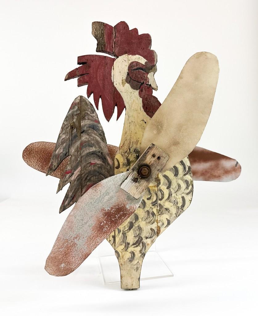 Vintage Rooster Whirligig (1 of 6)