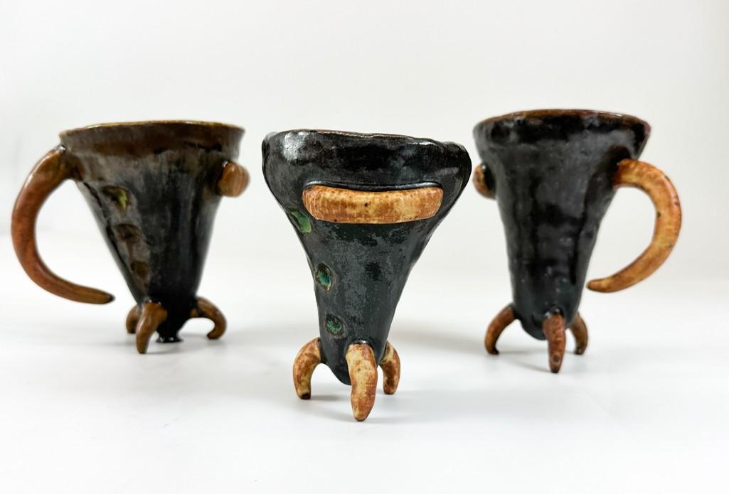 Studio Pottery ALIEN MUGS Gil Santos (1 of 10)
