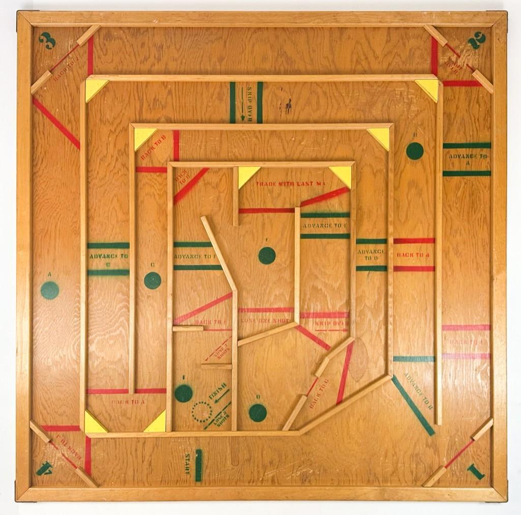 Handmade Carrom Maze DIY Game Board (1 of 17)