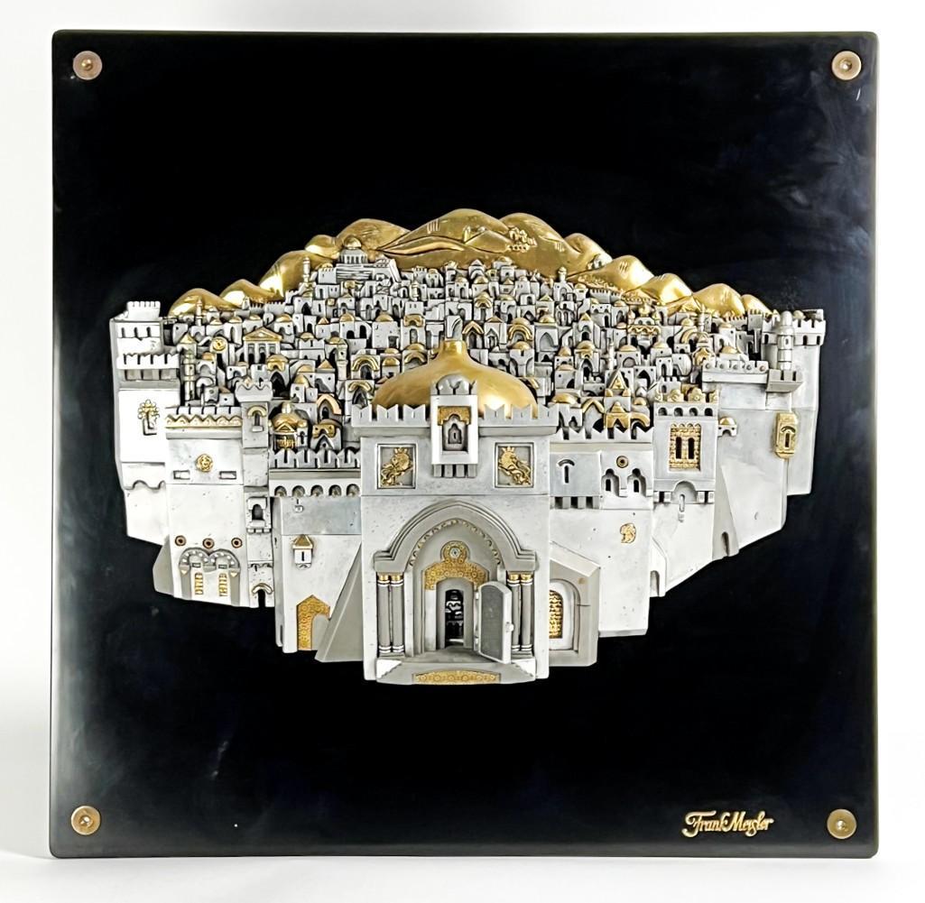 Frank Meisler (1925-2018) Jerusalem Wall Hanging Metal Sculpture Ed. of 25 (1 of 16)