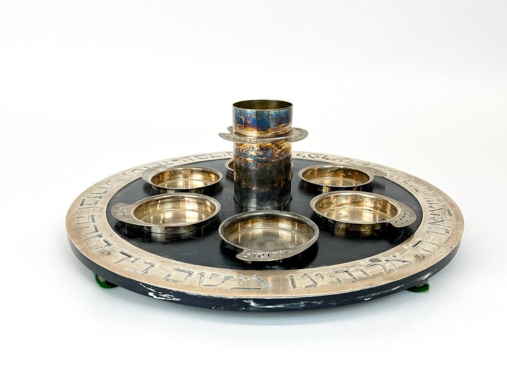 Rafi Landau Passover Seder Plate Signed Ed. 1/18 Made in Israel 92.5 (1 of 14)