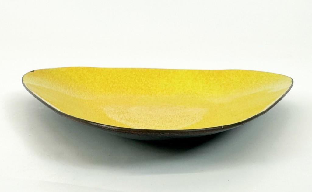 Anita Davidson Mid Century Yellow Enamel Copper Dish (1 of 7)