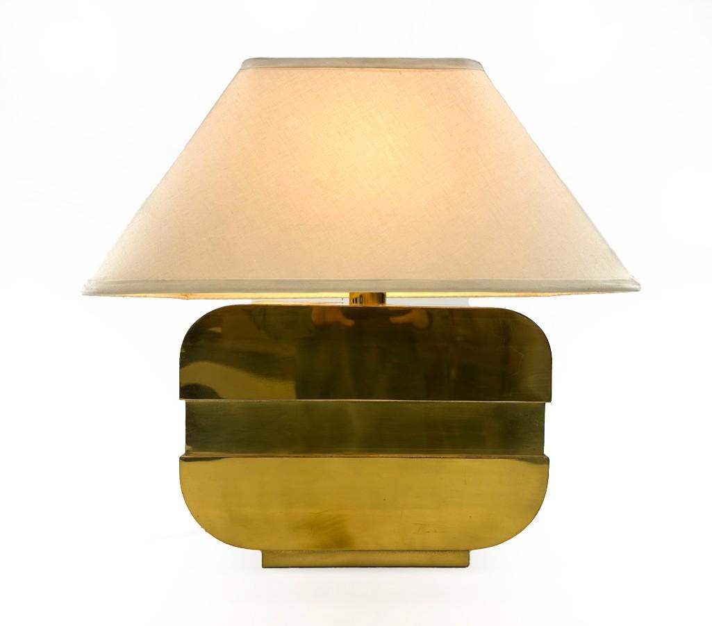 Vintage 1980 Chapman Brass Table Lamp (1 of 16)
