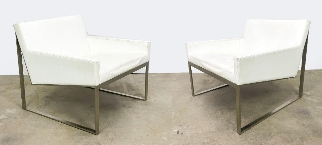 Pair of B.3 Armchairs by Fabien Baron for Bernhardt (1 of 19)