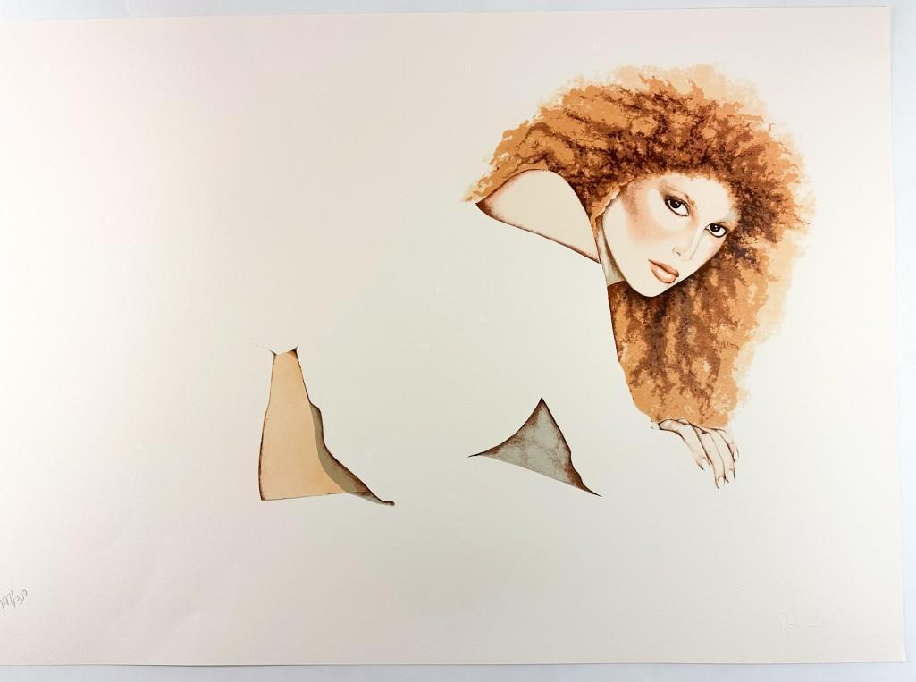 Christine Rosamond Estate Signed Print Sarah w/ CoA Ed. 147/300 (1 of 5)