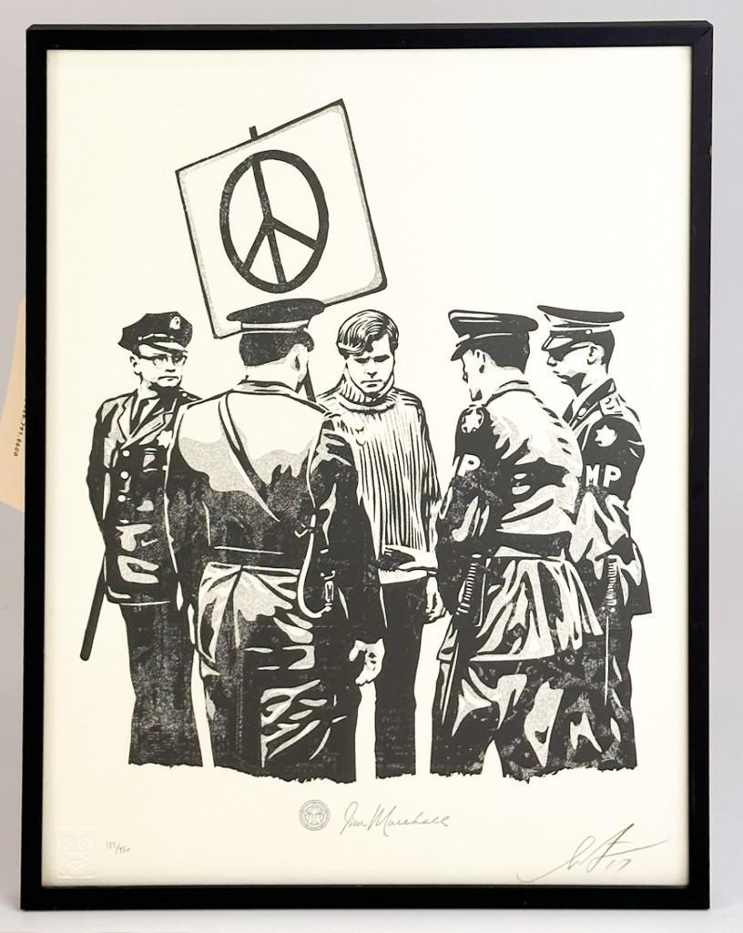 Shepard Fairey (b. 1970) Pencil Signed, Dated and Numbered Print (1 of 4)