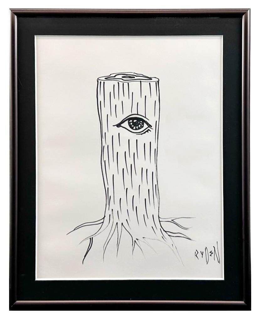 Mark Ryden (b. 1963) Signed Ink Drawing on Paper (1 of 2)