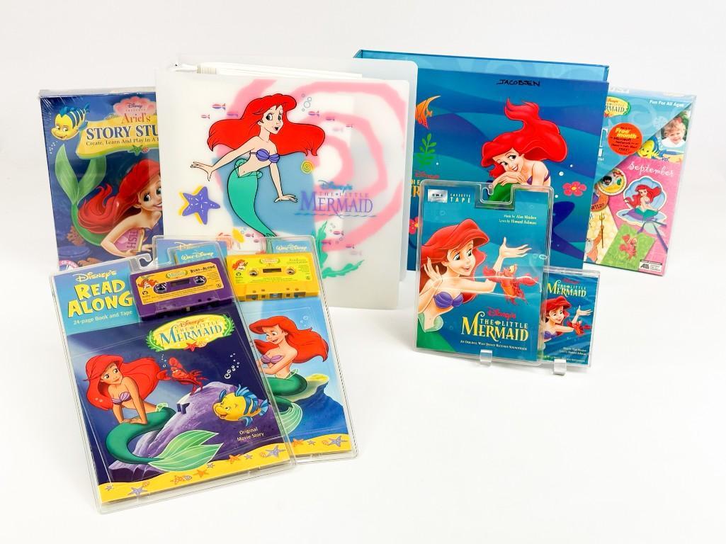 8 Pc. Lot of Disney Little Mermaid Style Guides, CDs (1 of 11)